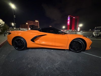 Corvette Convertible 2023 Orange